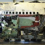 Wreckage of Flight 800<br/>